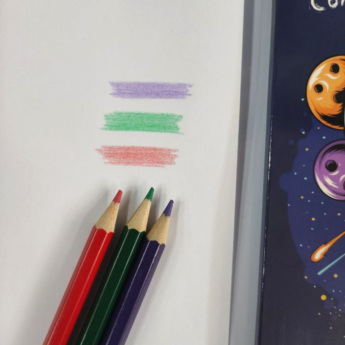 مداد رنگی طرح فضانورد 24 رنگ