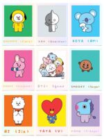 پک استیکر BT21