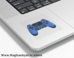 استیکر لپ تاپ دسته بازی ps4 آبی