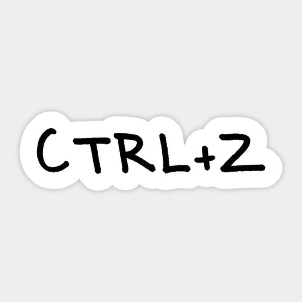 استیکر ctrl + Z