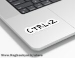 استیکر لپ تاپ طرح ctrl + Z