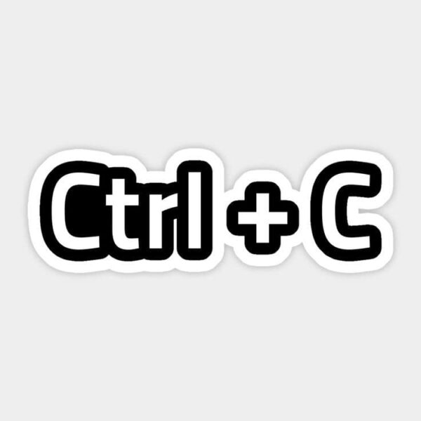 استیکر ctrl + C