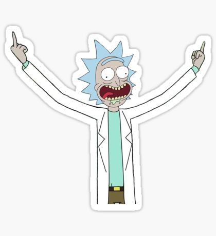 استیکر Rick