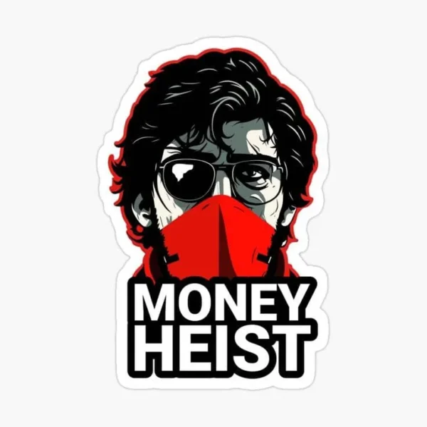 استیکر طرح Money Heist