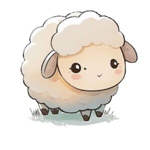 نقاشی گوسفند گوگولی